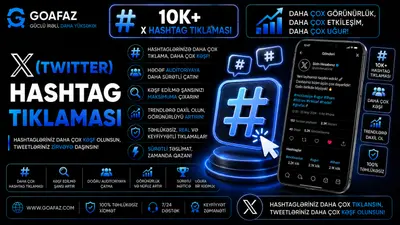 X Com Hashtag Tıklaması