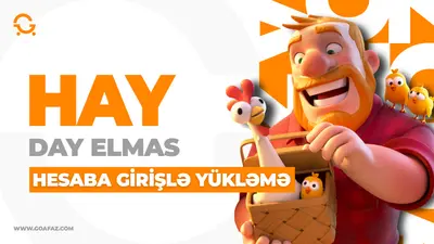 Hay Day Elmas ( Hesaba Giriş Yükləmə )