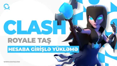 Clash Royale Taş ( Hesaba Giriş Yükləmə )
